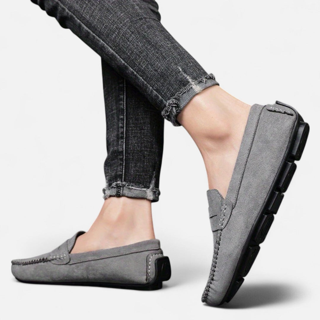 Roselains| Men's Leather Slip-On Loafers