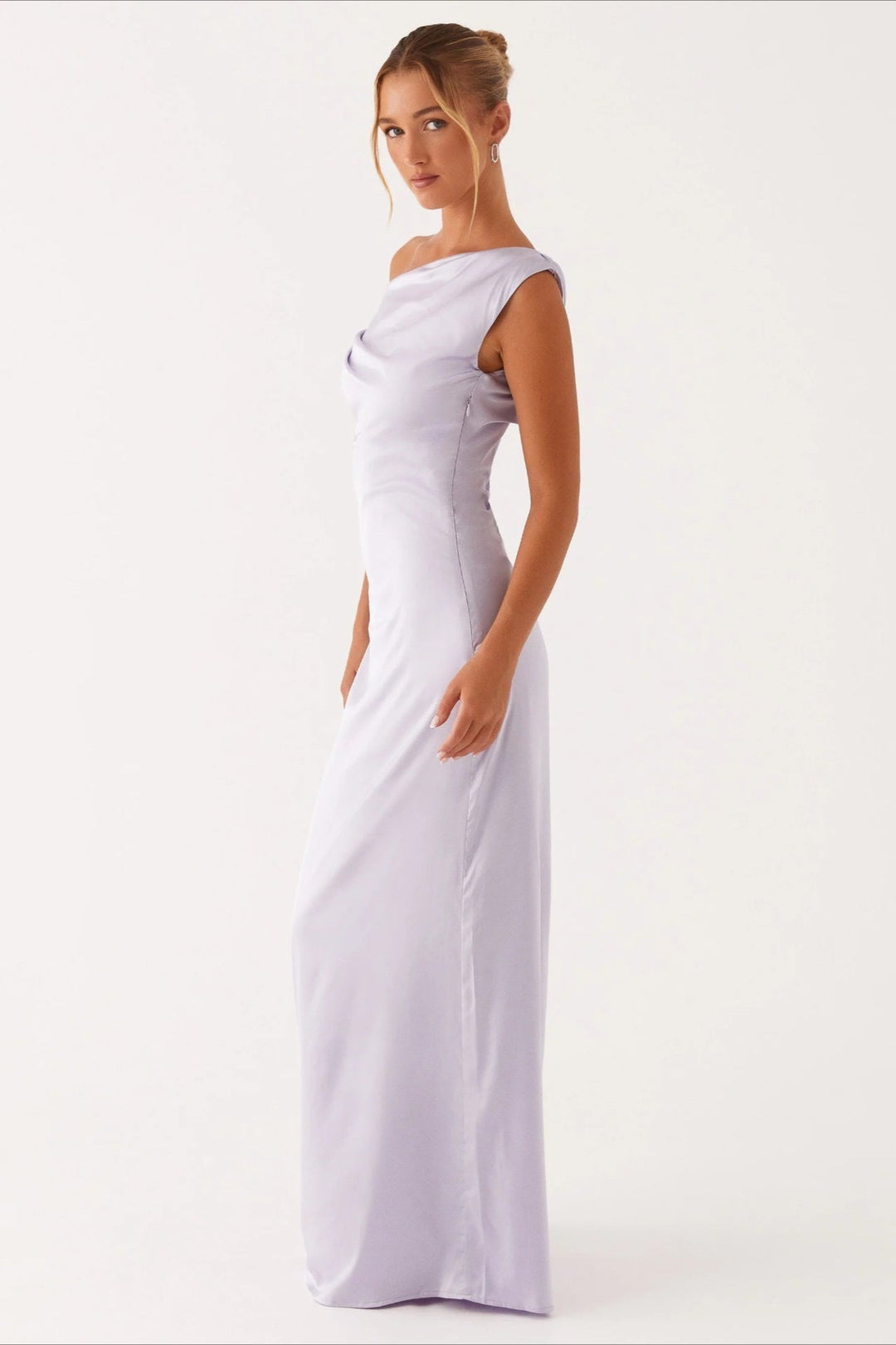 CLAIRE – ELEGANT DRAPED EVENING DRESS