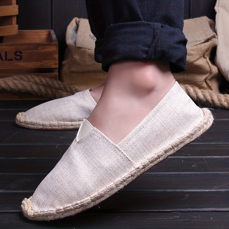 Men's Espadrilles Loafers | Casual & Comfortable | Slip-On Shoes | Lightweight