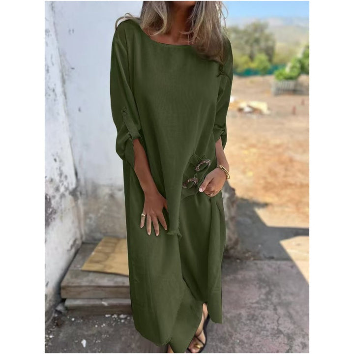 HEATHER – RELAXED OVERSIZED MAXI DRESS